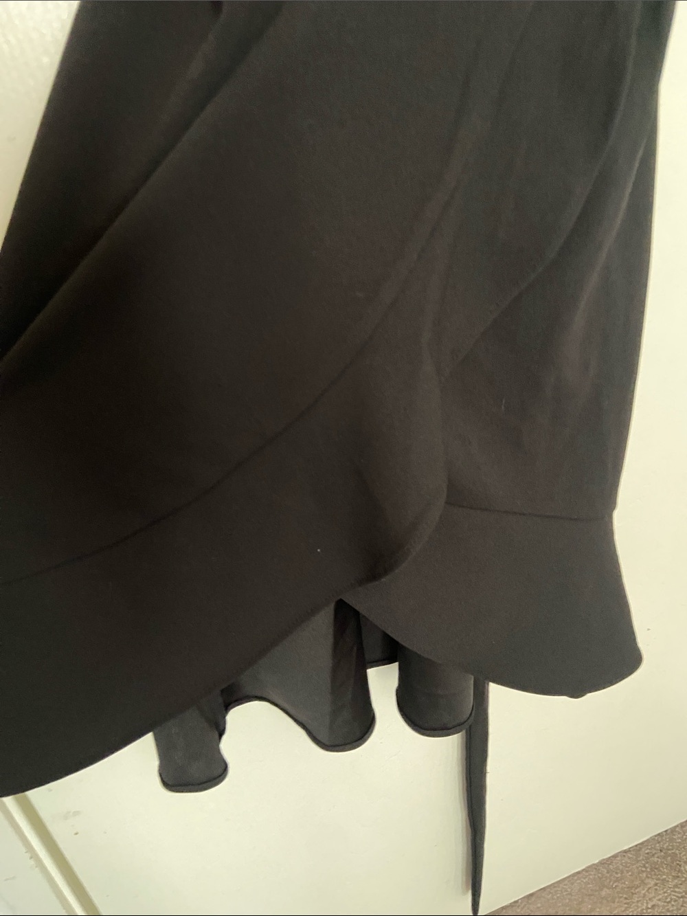 Shoshanna Black Midi Dress with Silver Sequin Grid Bodice - Picture 4 of 6
